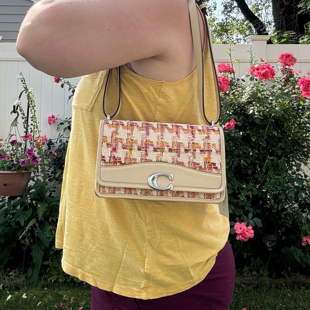 Coach Tweed Bandit Shoulder Bag CP153 - Picture 7 of 15